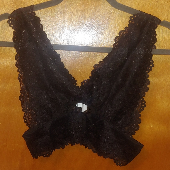 Women's Deep V Sexy Lace Ultra Thin Bra - Picture 3 of 3